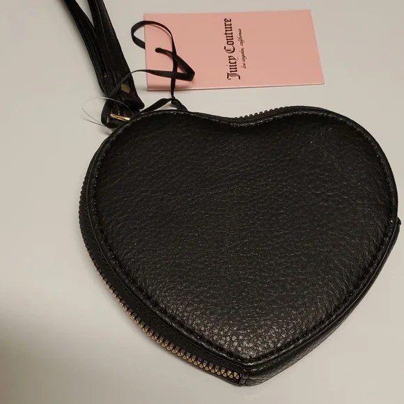 Juicy Couture Heart Shaped Coin Purse - Picture 4 of 6